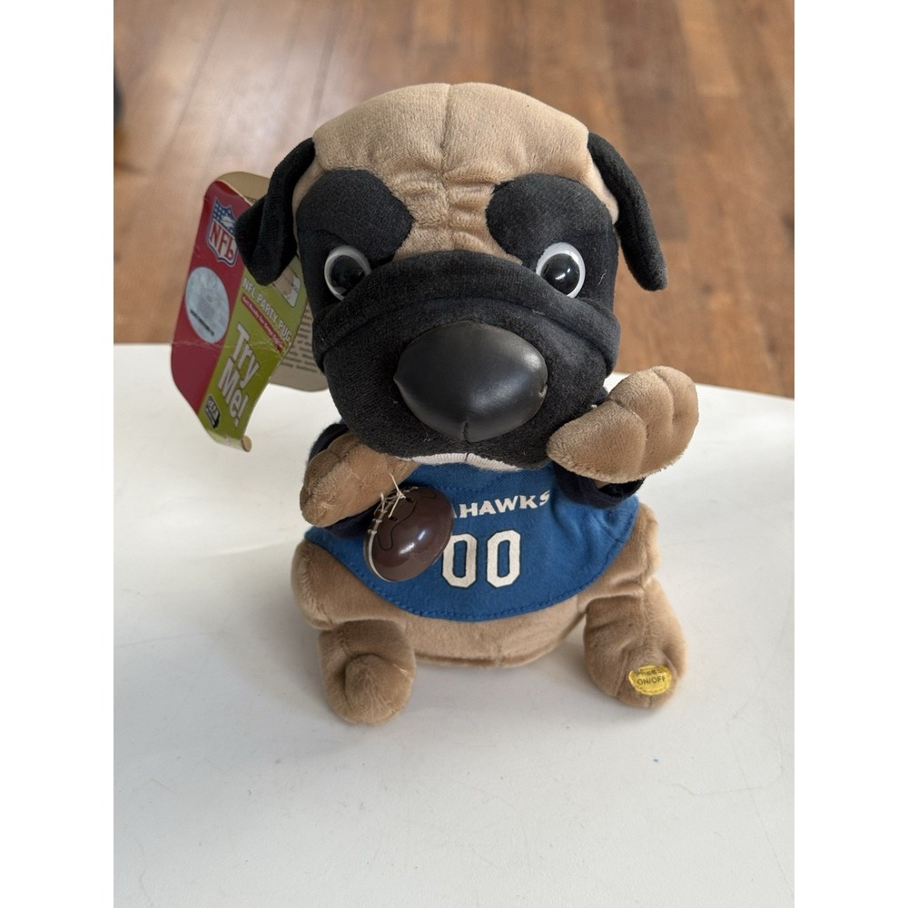 Vintage Gemmy NFL Seattle Seahawks  Toy Dancing Dog Rare ( Not Working)